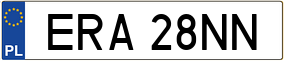 Truck License Plate